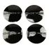 4 Calota Preta Dodge Journey 6,3 Cm Dakota Sub Central Ram