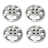 4 Calotas Peugeot 206 207 2005 2006 2007 2008 2009 2011 2010