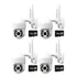 4 Câmeras Speed Dome Wifi 1080p Full Color 4 Cartões 64gb