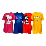 4 Camisao Camisola Vestido