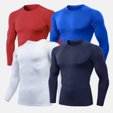 4 Camisas Manga Longa