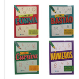 4 Cartilhas De Caligrafia
