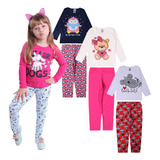 4 Conjuntos Legging E