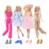 4 Conjuntos Roupas Barbie