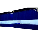4 Cortinas Cabine Pintura