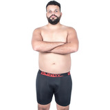 4 Cueca Box Longa Plus Size Não Enrola Na Perna Gg/xgg/xxgg