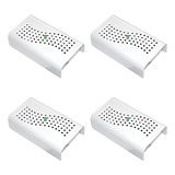 4 Desumidificador Anti Mofo Eletrônico Anti Ácaro E Fungos Cor Branco 220v