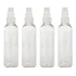 4 Frascos Spray Borrifador 100ml Cilindrico Alto