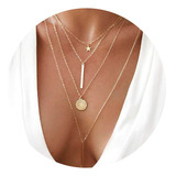 4 Gargantilhas Choker Estrela