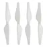 4 Hélices Dji Tello Drone 1 Kit 2hr 2 Anti Hr Cor Branco