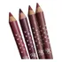 4 Lápis Contorno Labial Matte De Madeira Easy Ruby Kisses