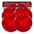 4 Lente Lanterna Opala Caravan 75 76 77 78 79 Traseira Reta