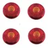 4 Lente Lanterna Trasei M Benz Mb 1111 1113 Ovo Frito Gf0016