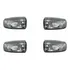 4 Lentes De Pisca Seta Cg Titan 150 Xre 2005/2007 Fumê