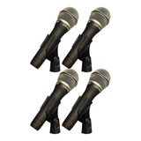 4 Microfone Profissional Dinamico