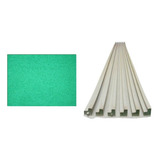 4 Mt Tecido 100  Lã Verde Premium   Borracha Profissional