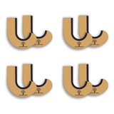 4 Pares Suporte De