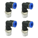 4 Pcs conexao Pneumatica