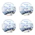 4 Pçs Scrapbook Pet Fita Decalques Paisagismo Diy Fita