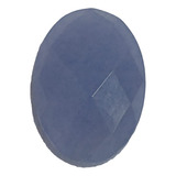 4 Pedras Cabochão Blue Jade Oval 15x10mm 