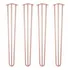 4 Pés Hairpin Legs Triplo 75cm Reforço 8mm Várias Cores