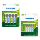 4 Pilhas Aa Philips