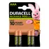 4 Pilhas Aaa (palito) Recarregáveis 400x Duracell 900mah