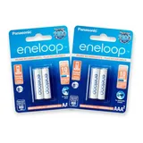 4 Pilhas Recarregaveis Eneloop