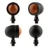 4 Piscas Seta Mini Bullet Suzuki Intruder Preto