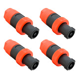 4 Plug Conector Macho