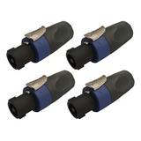 4 Plug Conector Speakon
