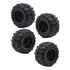 4 Pneus Borrachudo Roda 4x4 Rc Brinquedo Auto Modelo Corrida