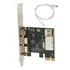 4 Portas Pcie Firewire 1394a 1x Para Placa De Alta Velocidad