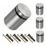 4 Prolongador Espaçador Cromado P  Vidro 5cm