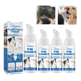 4 Removedor De Tártaro Spray Bucal Mau Hálito P Cães E Gatos