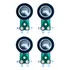 4 Reparo Driver Oneal Odt 2500 Dt 150 qvs 254ti d100 8 Ohms