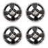 4 Rodas Aro 15 Vw Puma Brasilia Fusca Variant Sp2 Sr (6250)