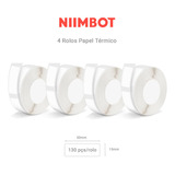 4 Rolos Papel Etiqueta