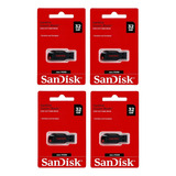 4 Sandisk Pendrives 32gb