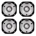 4 Super Tweeter Hinor Hst600 Hst 600 Trinyum 300w Rms Trio