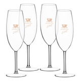 4 Tacas De Cristal