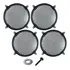 4 Telas Proteção Falante Woofer Panela 12 Pol Profissional