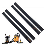 4 Tubo Extensor Prolongador Preto Aspirador Wap Gtw 10 12 20