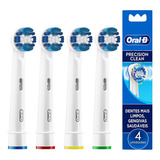 4 Unds Refil Escova De Dente Elétrica Oral-b Precision Clean