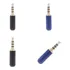 4 Unidades 4 Pólos 3,5 Mm 1/8  Macho De Reparo Para Fone De