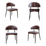 4 Unidades Cadeira Bless Fixa C 4 Pés 55 X 52 5 X 77 5 Cm