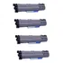 4 X Toner Compatível Tn B021 Tnb021 Dcp-b7520dw Dcp-b7535dw