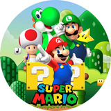 40 Adesivos Super Mario 3,5cm Pronta Entrega Envio