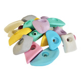40 Agarras Escalada Tom Pastel Infantil Fixador P Madeira