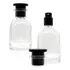 40 Frascos Perfume 50ml Vidro Com Válvula Spray Tampa Luxo